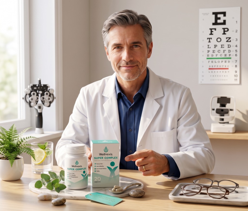 Szemész szakorvos a Wellnexis Super Complex szemvitaminnal